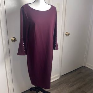 Calvin Klein eggplant dress size 14